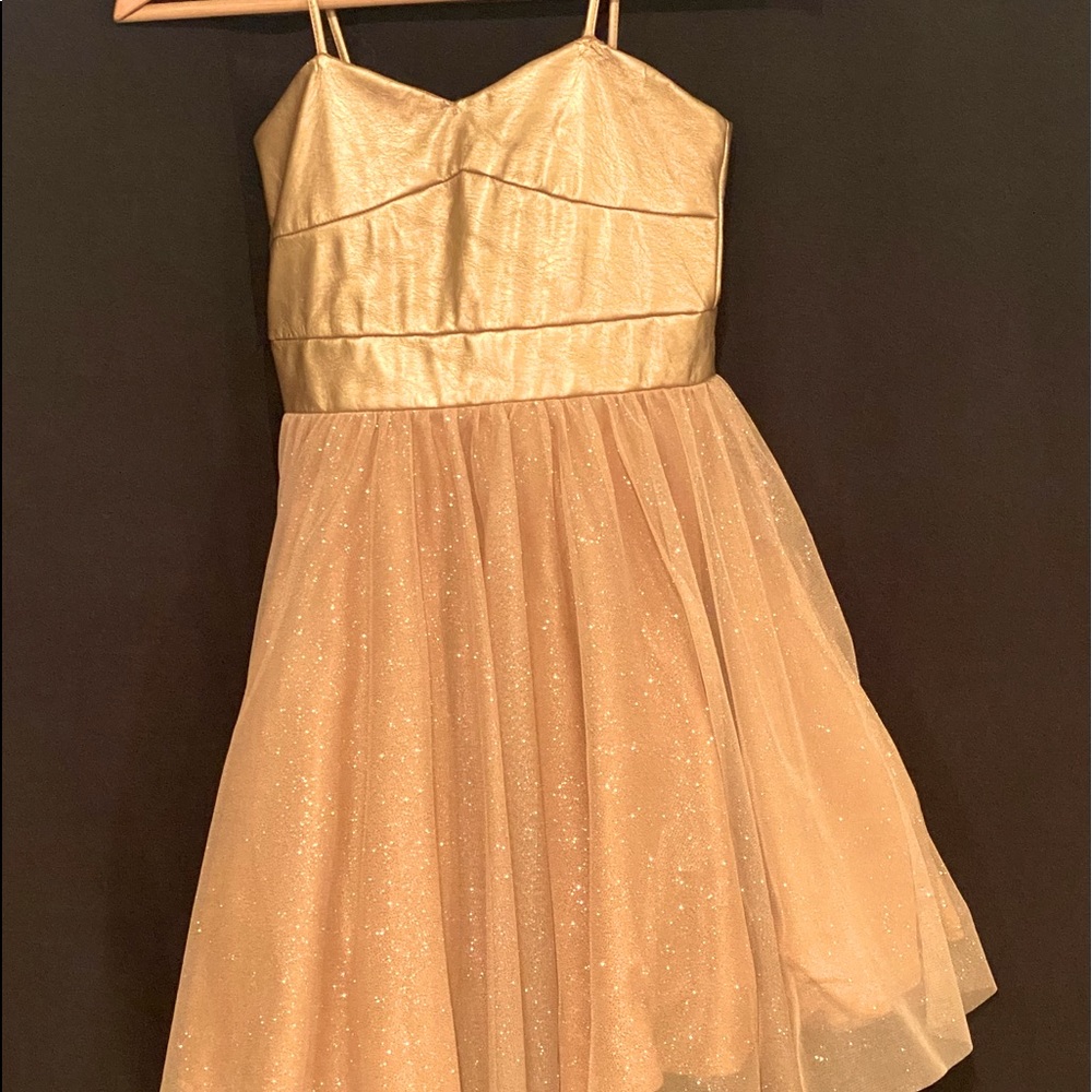Gold Cocktail Dress